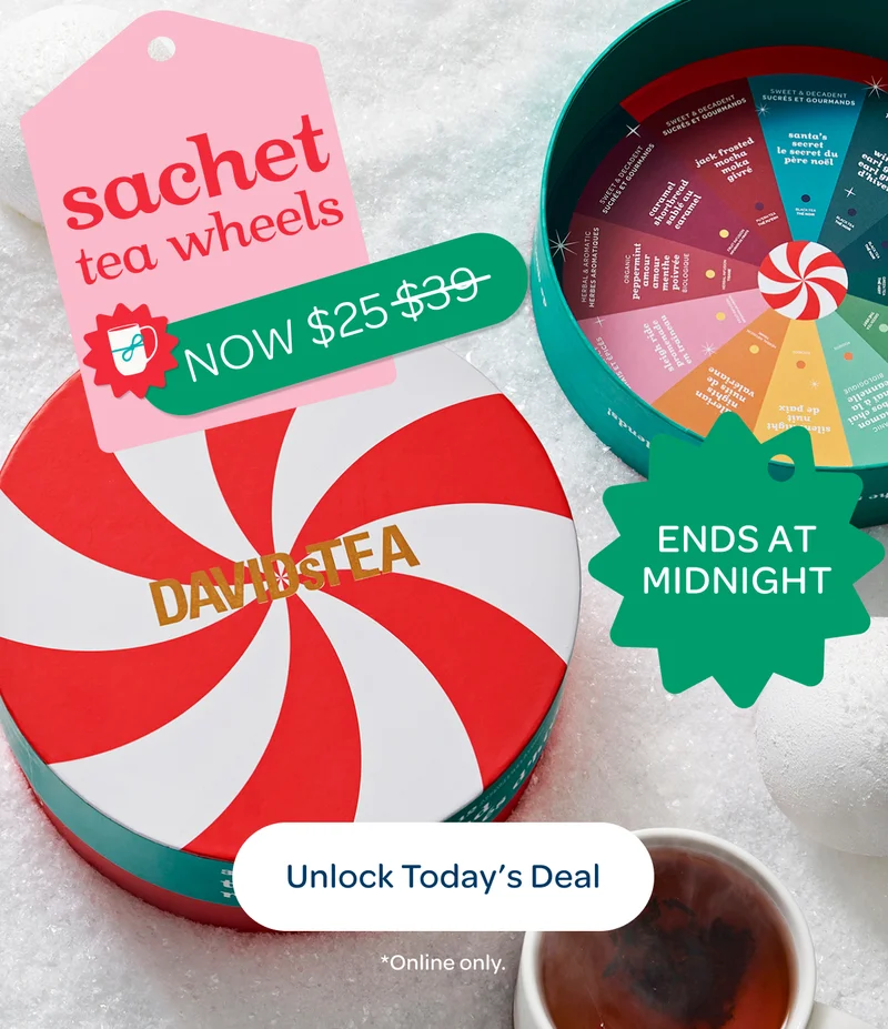 Sachet tea wheels - NOW $25 - One day only - Unlock Today’s Deal