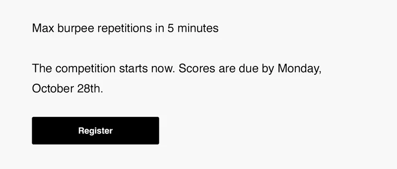 Up Down Challenge - Register