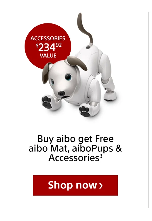 Buy aibo get Free aibo Mat, aiboPups and Accessories | Shop now
