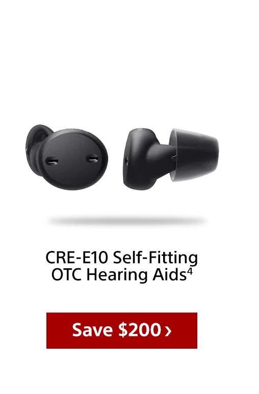 CRE-E10 Self-Fitting OTC Hearing Aids | Save $200