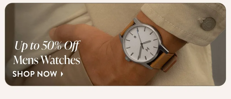 Up to 50% Off Mens Watches