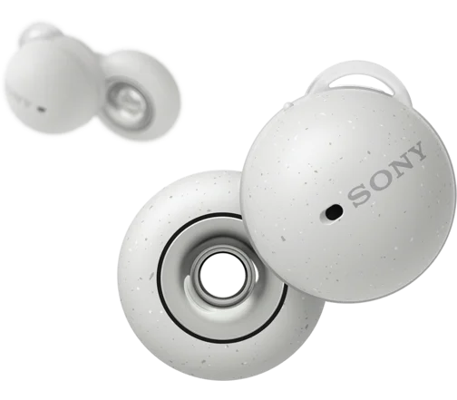 Sony LinkBuds True Wireless Open-Ear Earbuds, White