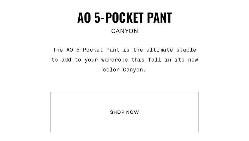 AO 5 pocket