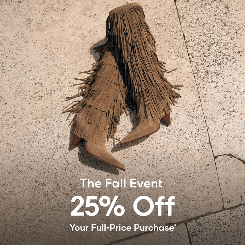 The Fall Event 25% Off Your Full-Price Purchase
