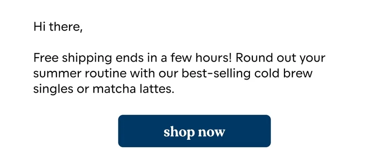 free shipping now