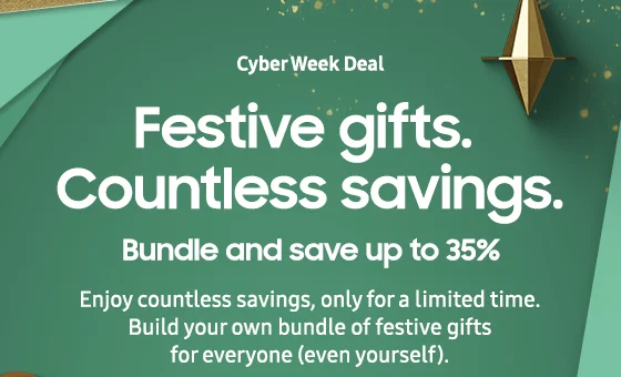 Cyber Week Deal Festive gifts. Countless savings. Bundle and save up to 30% Enjoy countless savings, only for a limited time. Build your own bundle of festive gifts for everyone (even yourself).