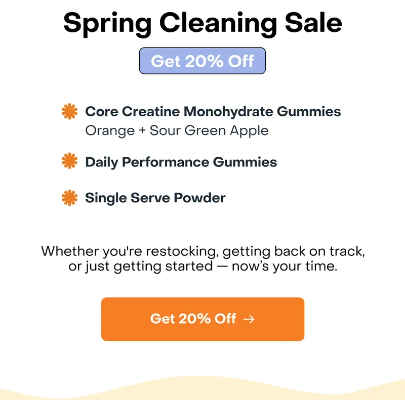 Spring Cleaning Sale