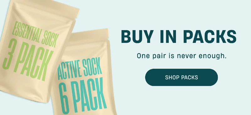 Buy In Packs | One Pair is never enough. | Shop Packs