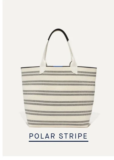 The Lightweight Tote Polar Stripe