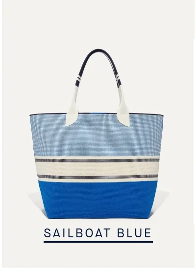 The Lightweight Tote Sailboat Blue