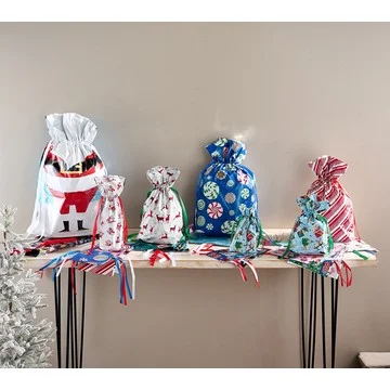 Kringle Express 50-Piece Gift Bags & Tags Set