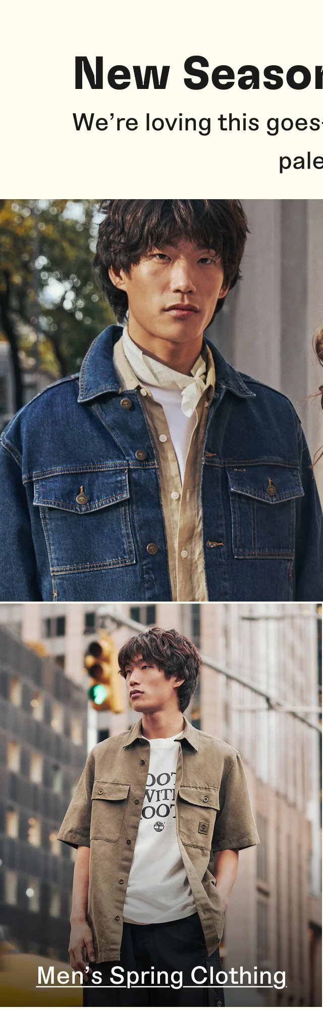 Men's Spring Clothing Men's Spring Clothing