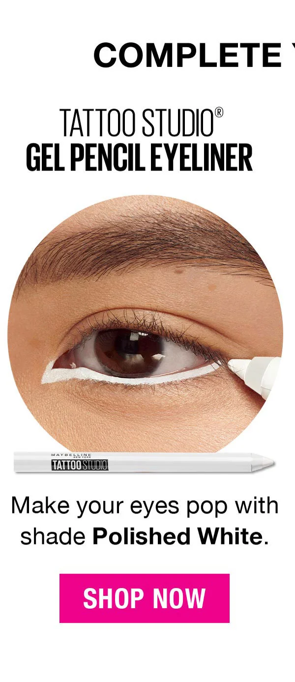 Complete Your Look with Tattoo Studio Gel Pencil Eyeliner