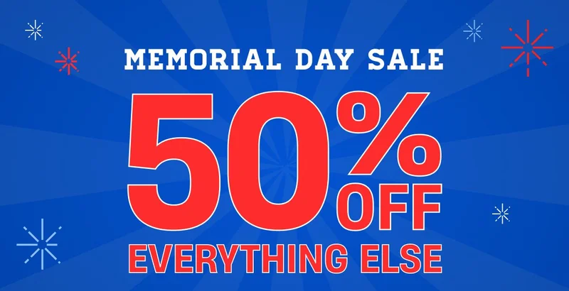 Memorial Day Sale | 50% off Everything Else