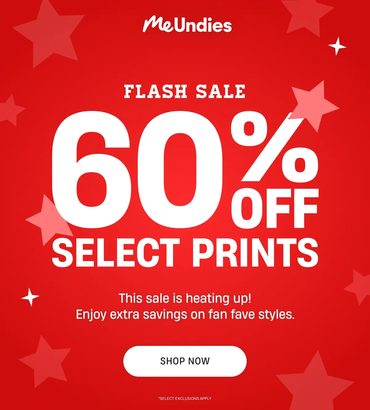 MeUndies | Flash Sale | 60% Off Select Prints | Shop Now