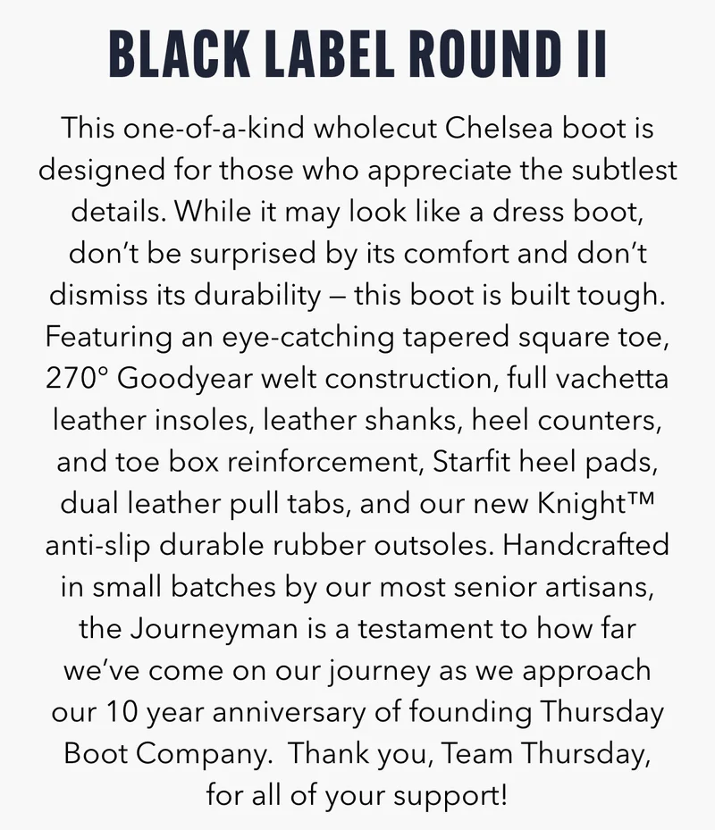 Black Label Round II