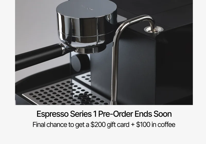 Espresso Series 1. Final chance to get a $200 gift card and $100 in coffee