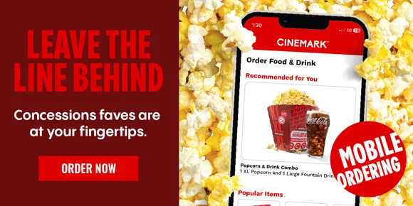 MOBILE ORDERING | LEAVE THE LINE BEHIND | Concessions faves are at your fingertips | ORDER NOW >