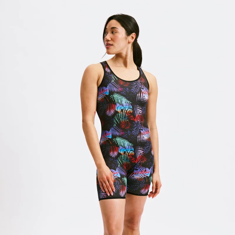 Image of Swim 6" Reversible Sleeveless Unisuit - Palm Dreams