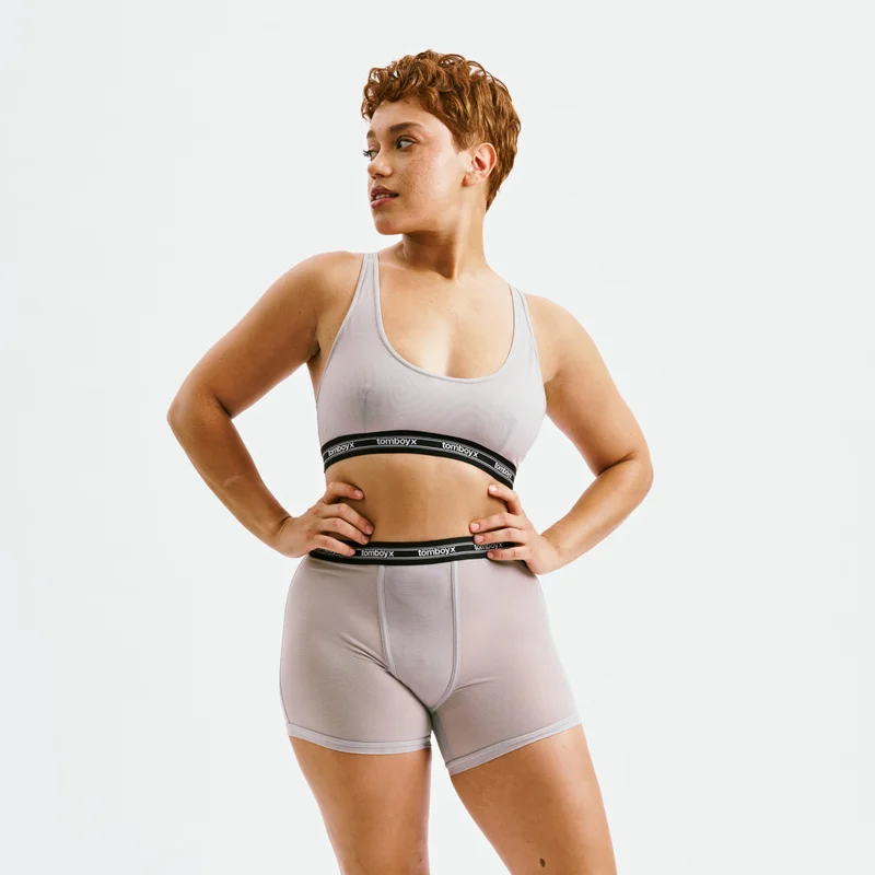 Image of Powermesh 4.5" Trunks - Ultimate Gray