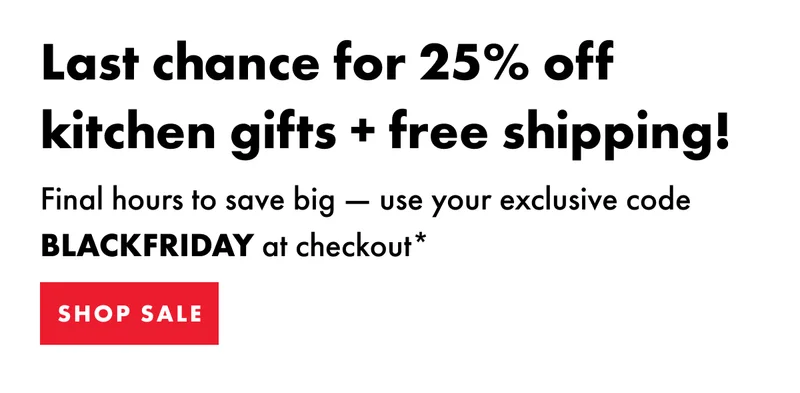 25% off all cooking and baking products