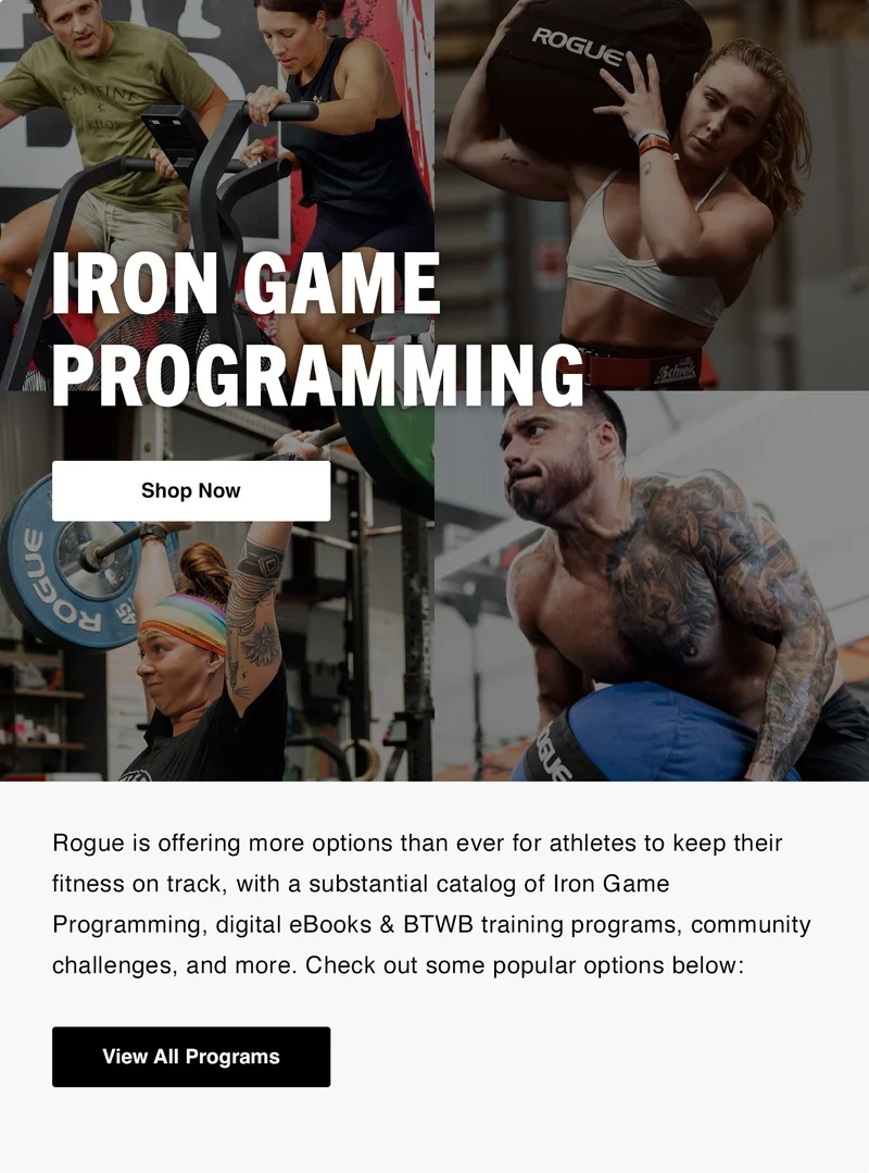 Iron Game Programming - Shop Now