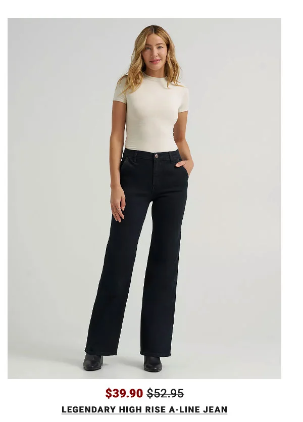 Legendary High Rise A-Line Jean