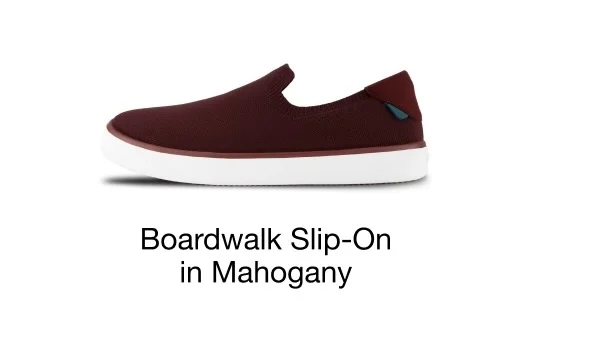 Boardwalk Slip-On in Mahogany
