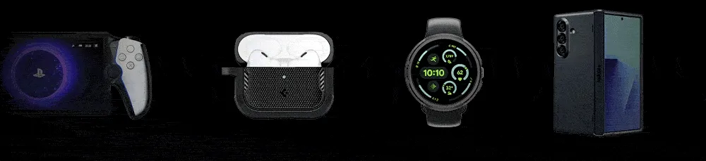 Shop accessories for Steam Deck, PlayStation, Samsung Galaxy, iPhone, Pixel phones, AirPods, Apple Watch, Galaxy Watch, Pixel Watch, and more.