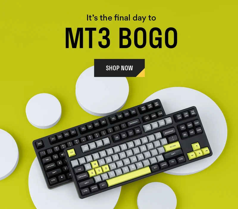 It's the final day to MT3 BOGO.