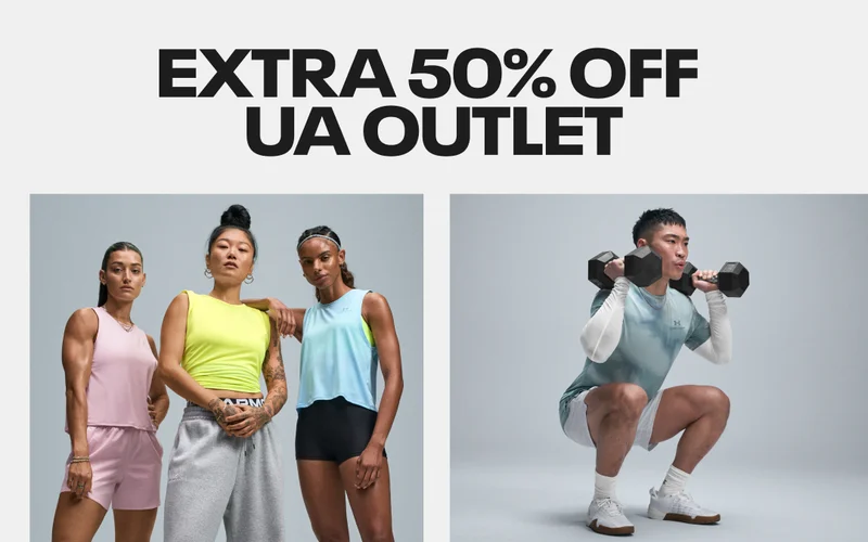 extra 50% off UA outlet