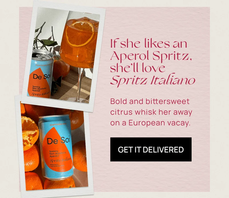 If she likes an Aperol Spritz, she’ll love Spritz Italiano | Bold and bittersweet citrus whisk her away on a European vacay. | Get It Delivered