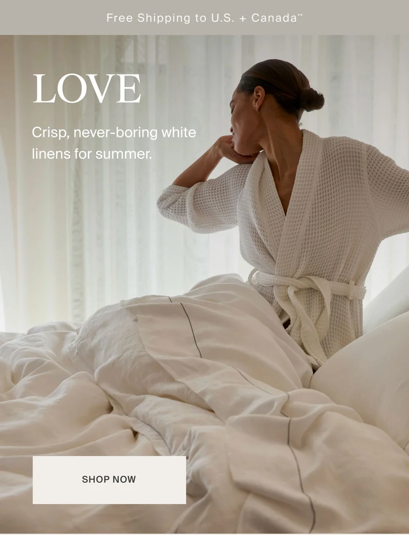 Shop White Summer Linens