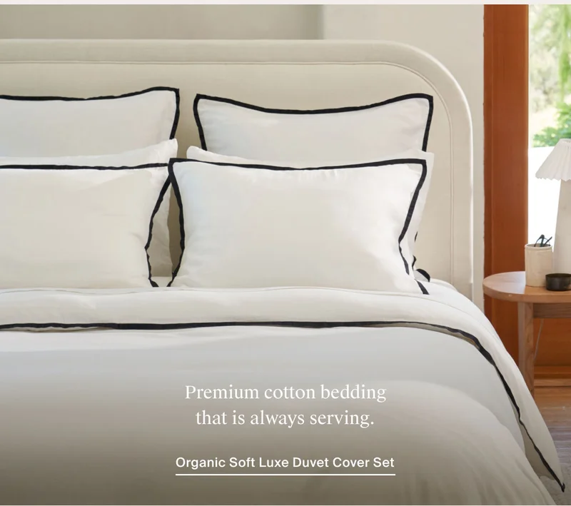 Shop Organic Soft Luxe Duvet Cover Set