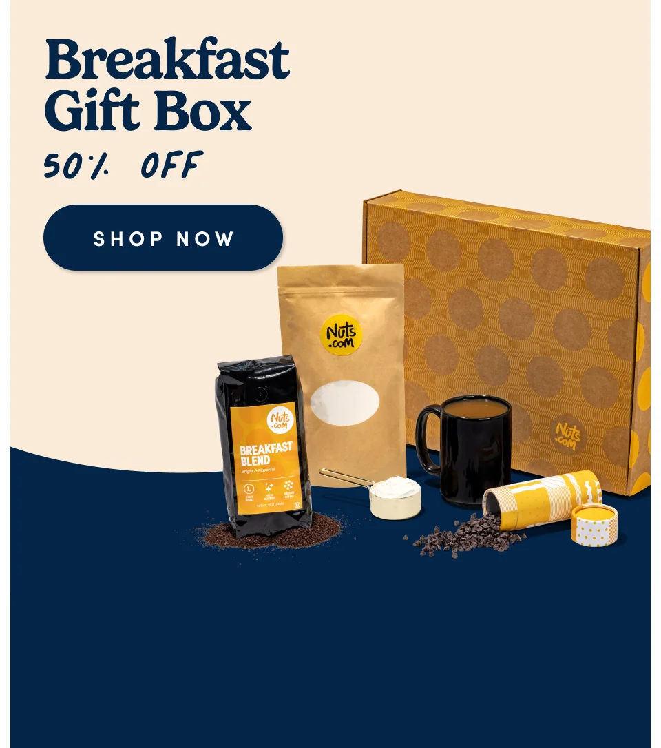 Breakfast gift box; Shop now