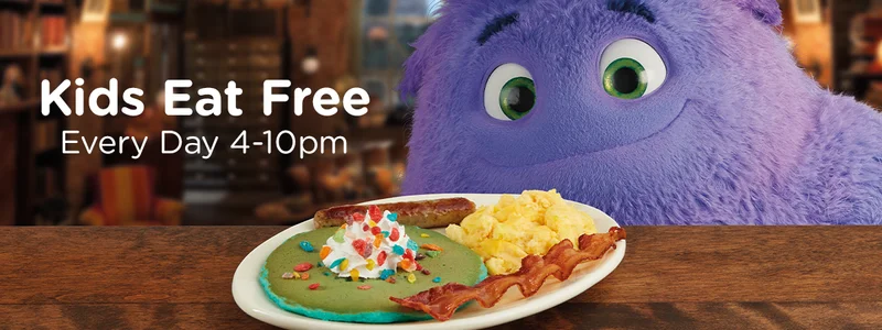 KIDS EAT FREE EVERY DAY 4-10PM
