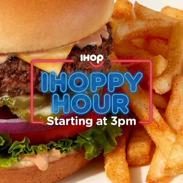 IHOPPY HOUR STARTING AT 3PM