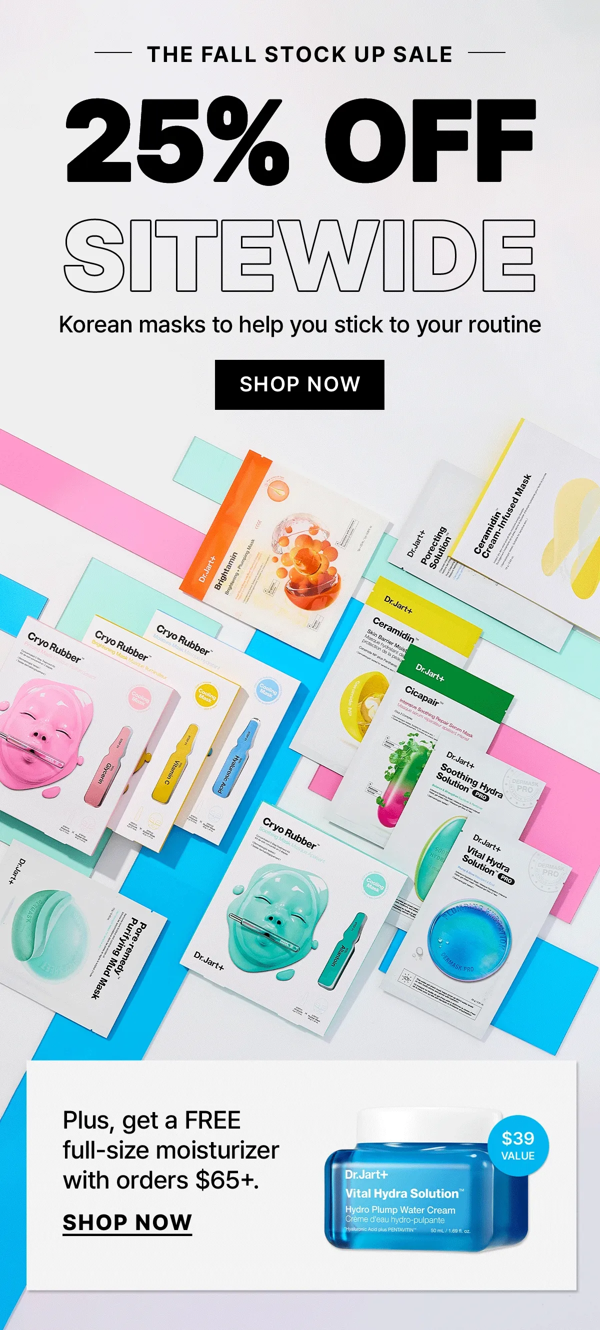 Calling all sensitive skin types. Get 3 free Cicapair full sizes with orders $65+.