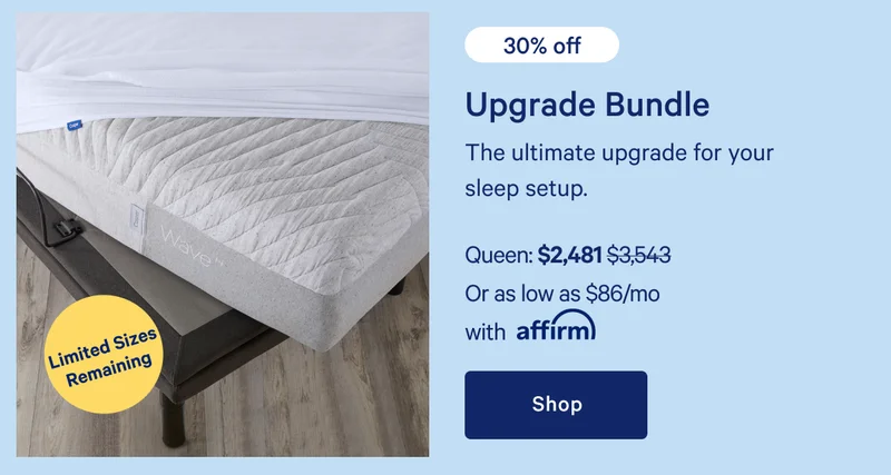 Upgrade Bundle >> The ultimate upgrade for your sleep setup. >> Shop >>