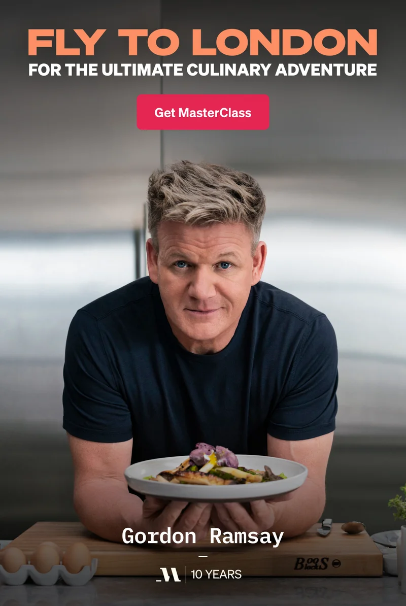 Fly to London for the ultimate culinary adventure with Gordon Ramsay