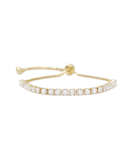 Ettika 18k Gold Plated Adjustable Crystal Bracelet Ettika 18k Gold Plated Adjustable Crystal Bracelet