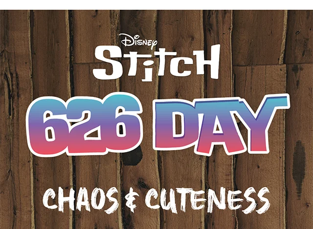 Disney Stitch 626 Day Chaos and Cuteness Shop Stitch