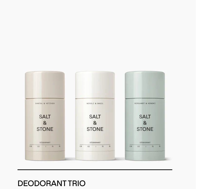 Deodorant Trio