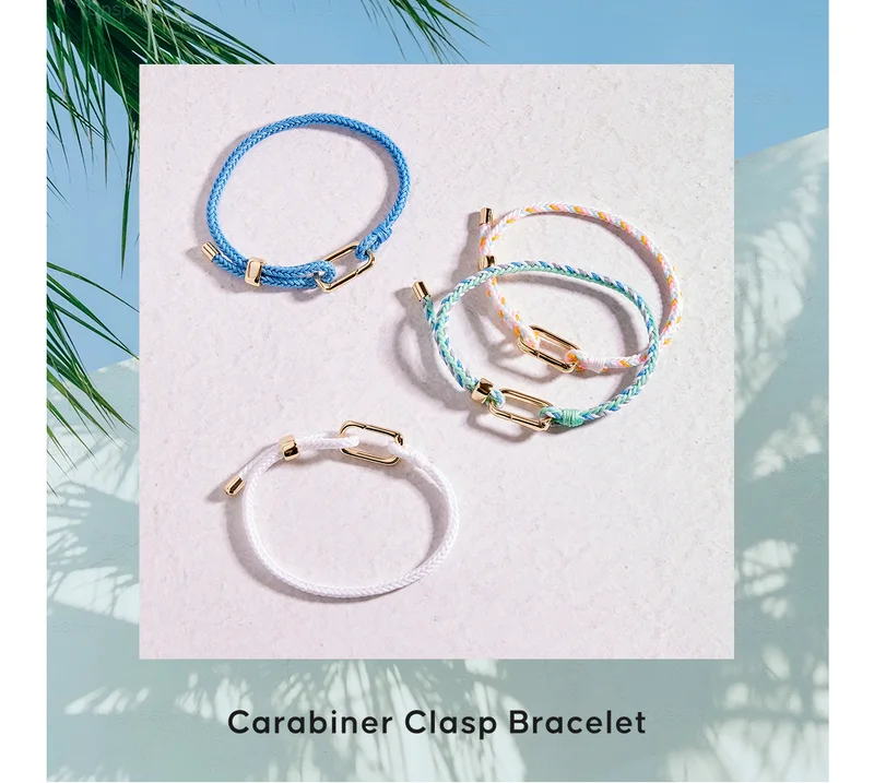 Carabiner Clasp Bracelet