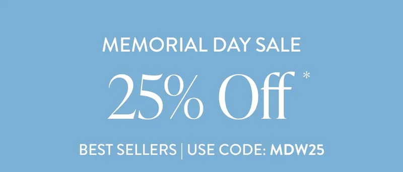 Memorial Day Sale | 25% Off With Code: discount code