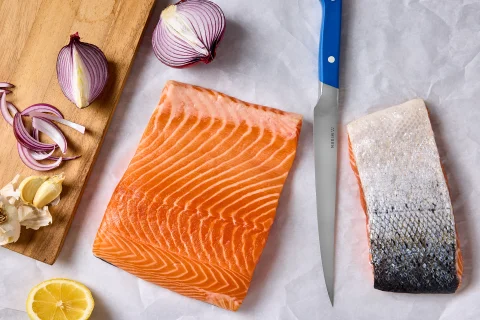 Perfect for filets and all for your other fussy prep tasks.