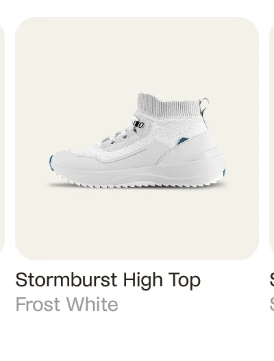 Stormburst High Top Frost White
