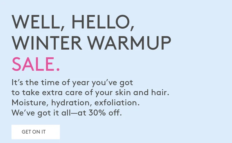 Up to 30% Off Winter Essentials