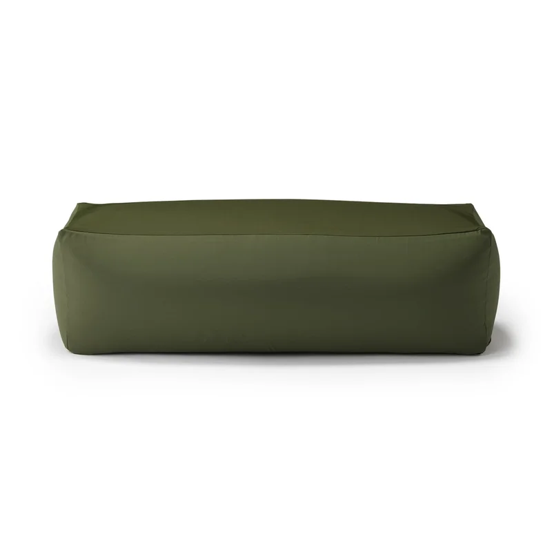 Image of Polyester Plain Weave Cover For Rectangular Body Fit Cushion - Khaki (Cushion Sold Separately)