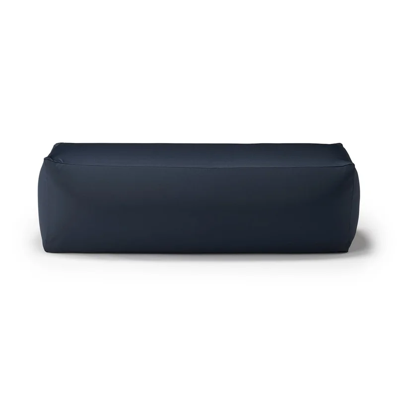 Image of Polyester Plain Weave Cover For Rectangular Body Fit Cushion - Navy (Cushion Sold Separately)